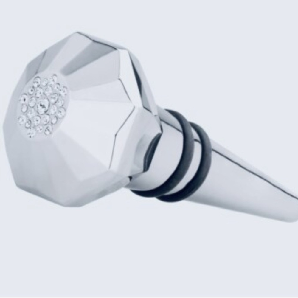 Swarovski Silver Wine Bottle Stopper